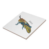 Barber pole grasshopper cartoon illustration タイル (側面)