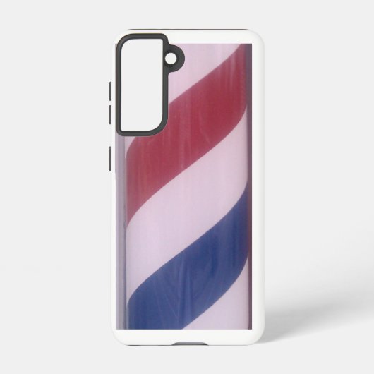 Barber Pole Pattern Samsung Galaxyケース (裏面)