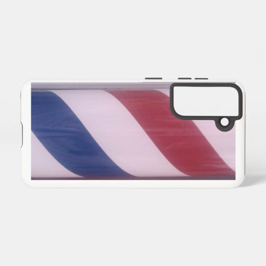 Barber Pole Pattern Samsung Galaxyケース (裏面横)
