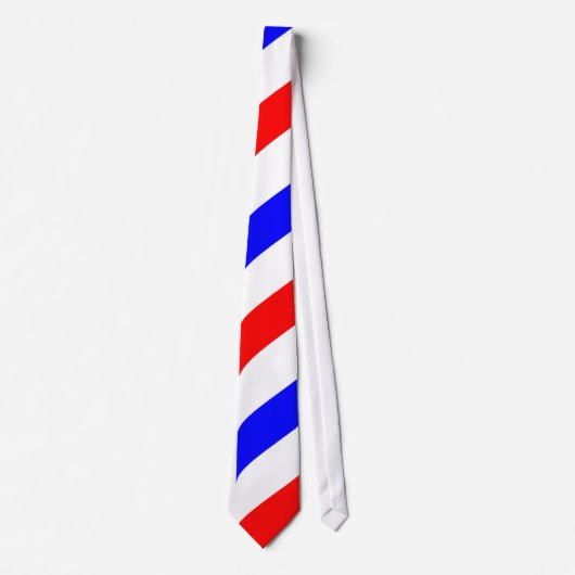 Barber Pole Pattern Tie ネクタイ (正面)