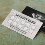 Barber Razor & Rose Logo Barbershop Hair Dark ロイヤリティカード<br><div class="desc">Barber Razor & Rose Logo Barbershop Hair Stylist Vintage Dark Loyalty Cards.</div>