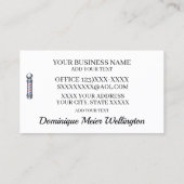 Barber Shop Business Card 名刺 (裏面)