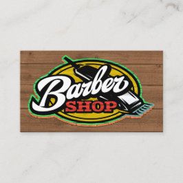Barber Shop Business Card 名刺