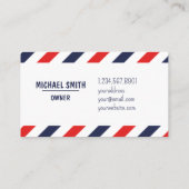 Barber Shop Business Card 名刺 (裏面)