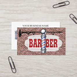Barber Shop Business Card 名刺