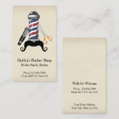 Barber Shop Business Card 名刺 (正面/裏面)