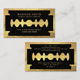 Barber Shop Hair  名刺