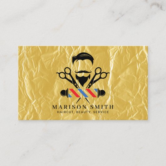 Barber Shop Hair Stylist  名刺 (正面)