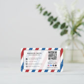 Barber Shop Hair Stylist Googleレビュー 名刺 (スタンド正面)