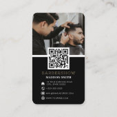 Barber Shop Hair Stylist Professional Barbershop 名刺 (裏面)