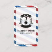 Barber Shop Hair Stylist Professional Barbershop 名刺 (裏面)