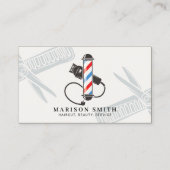 Barber Shop Hair Stylist Professional Barbershop 名刺 (正面)