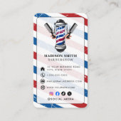 Barber Shop Hair Stylist Professional Barbershop 名刺 (正面)