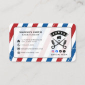 Barber Shop Hair Stylist Professional Barbershop 名刺 (正面)