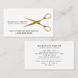 Barber Shop Hair Stylist Professional Barbershop 名刺