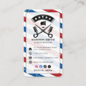 Barber Shop Hair Stylist Professional Barbershop 名刺 (正面)