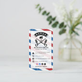 Barber Shop Hair Stylist Professional Barbershop 名刺 (スタンド正面)