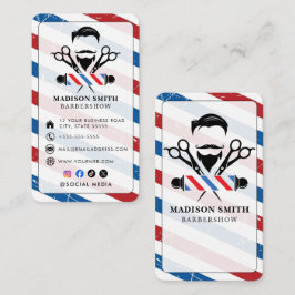 Barber Shop Hair Stylist Professional Barbershop 名刺