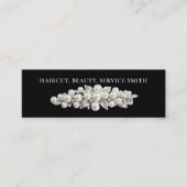 Barber Shop Professional Hair stylist comb modern  スキニー名刺 (正面)