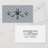 Barber Shop Salon Beauty Parlor Scissors & Combs  名刺 (正面/裏面)