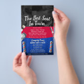 Barber Shop & Salon Customizable Coupon Template チラシ (ハンドル)