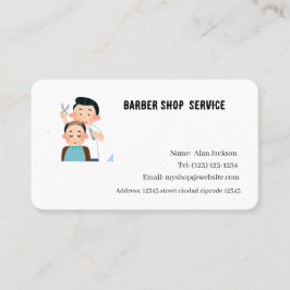 Barber Shop  Service 名刺