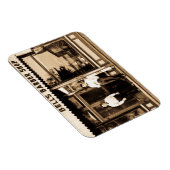 Barber Shop Vintage Retro Americana マグネット (右側)