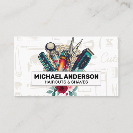 Barber Tools | Hair Care 名刺 (正面)