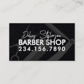 Barber tools modern barbershop  名刺 (正面)