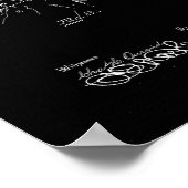 Barber's Cape Antique Patent Poster Black ポスター (角)