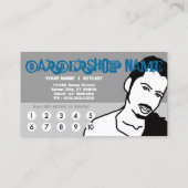 barbershopに沿って私を文字列(ロイヤリティ50%オフカード) ロイヤリティカード (裏面)