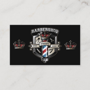 Barbershopのクラシックロゴの個人用設定 名刺