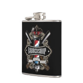 Barbershopエレガントロゴ フラスク (左)