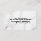 Barbershopツール |サイドビューのヘアカット 名刺 (裏面)