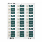 Barbershopブルージーンズのテクスチャ ラベル (フルシート)