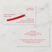 Barbershop名刺 名刺 (正面/裏面)