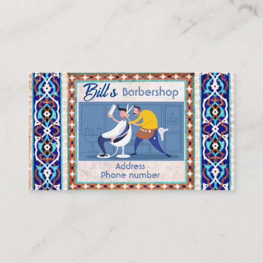 Barbershop名刺 名刺 (正面)