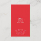 Barbershop名刺 名刺 (裏面)