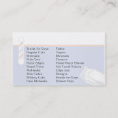 Barbershop名刺(理容師ポールとクリッパー) 名刺 (裏面)