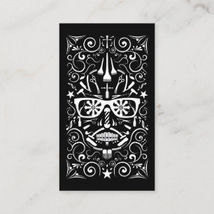 barbershop dia de los muertosの複数形 名刺