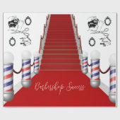 Barbershop Success Wrapping紙 ラッピングペーパー (フラット)