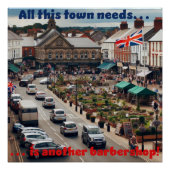 Barbershop Town ポスター (正面)