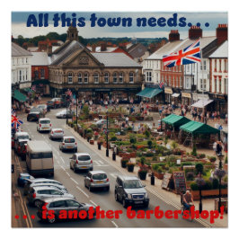 Barbershop Town ポスター