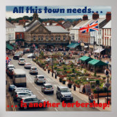 Barbershop Town ポスター (正面)