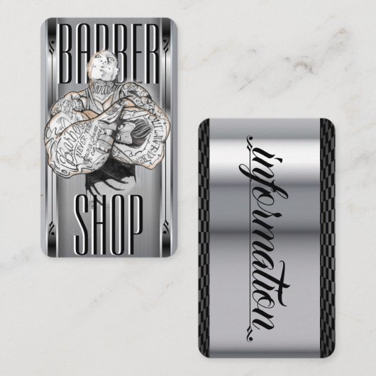BarberTemplate名   刺 名刺 (正面/裏面)