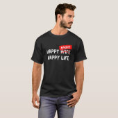 Barbet犬が幸せな生活を生み出す動物愛犬 Tシャツ (正面フル)