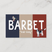 BARBET Dog Info Card 名刺 (正面)
