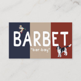 BARBET Dog Info Card 名刺