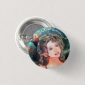 Barbiボタン 缶バッジ (正面&裏面)