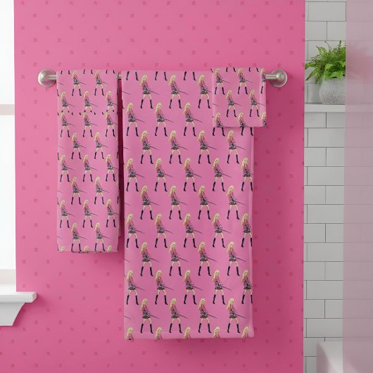 Barbie Bath Towel Set バスタオルセット